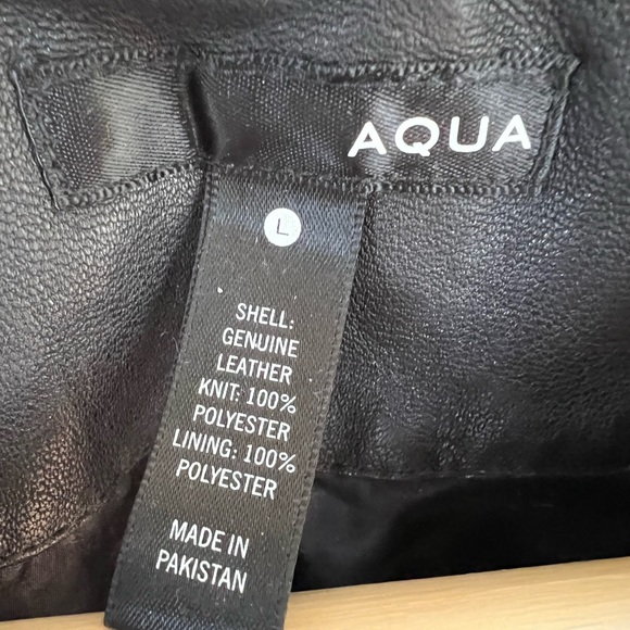 100% genuine leather moto jacket. Size Large. Perfect condition - Picture 2 of 5